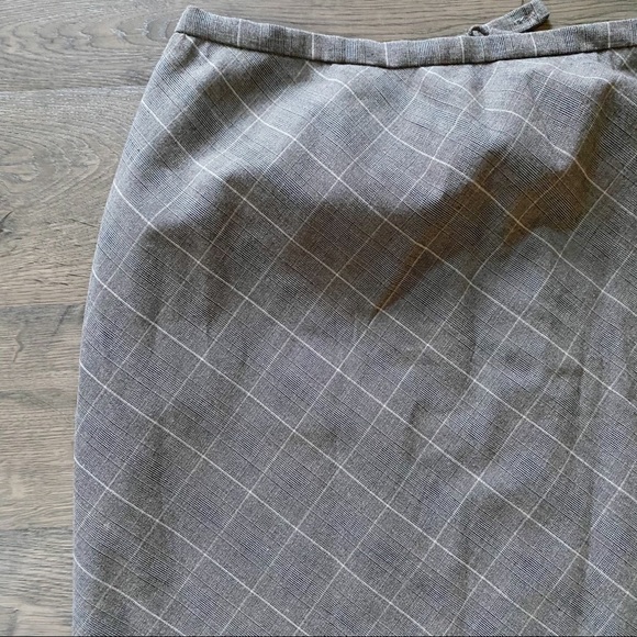 NWT Laura Scott Glenn Plaid suit skirt - Picture 3 of 6